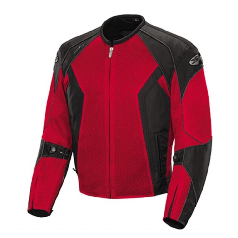 Joe Rocket Phoenix Red/Black Vented Textile Sportbike Moto Jacket Men's Size 2XL